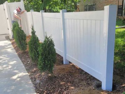 Vinyl Fence Installation Project